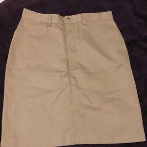 Plain uniform skirt